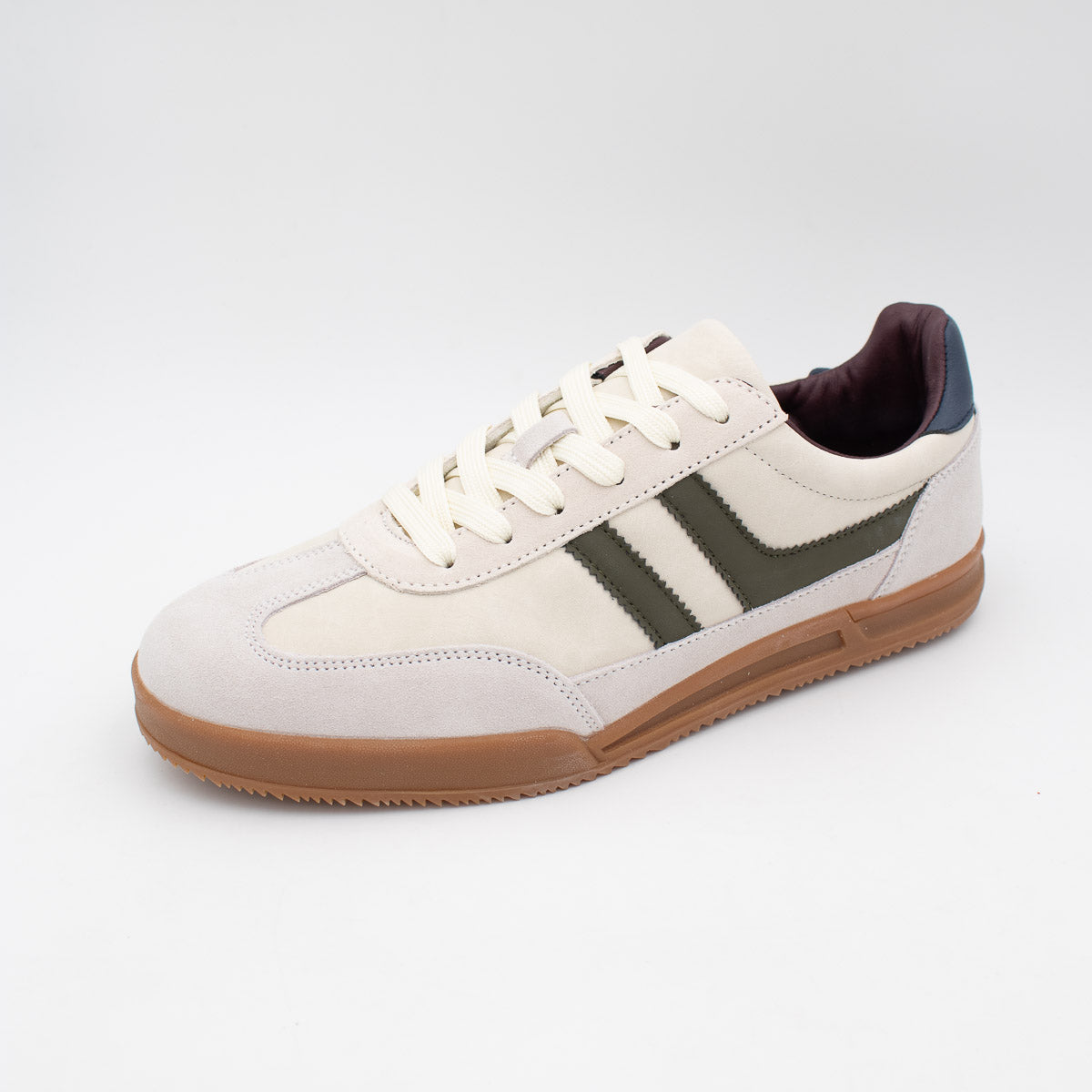 Redz Berlin-01 Retro Trainer – Beige/Multi