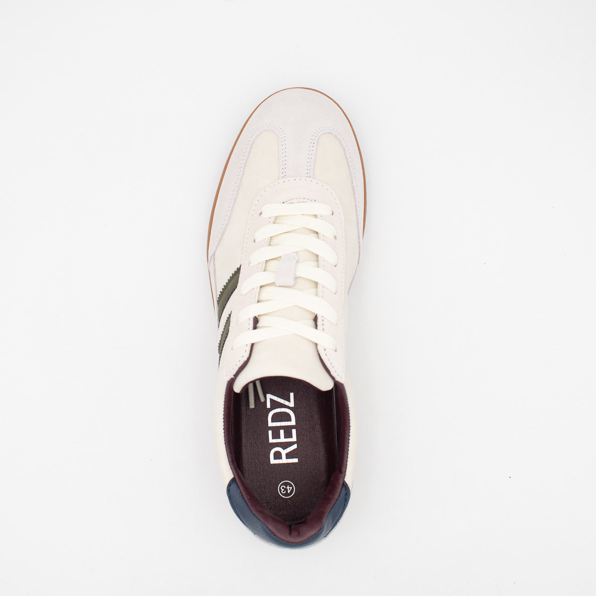 Redz Berlin-01 Retro Trainer – Beige/Multi