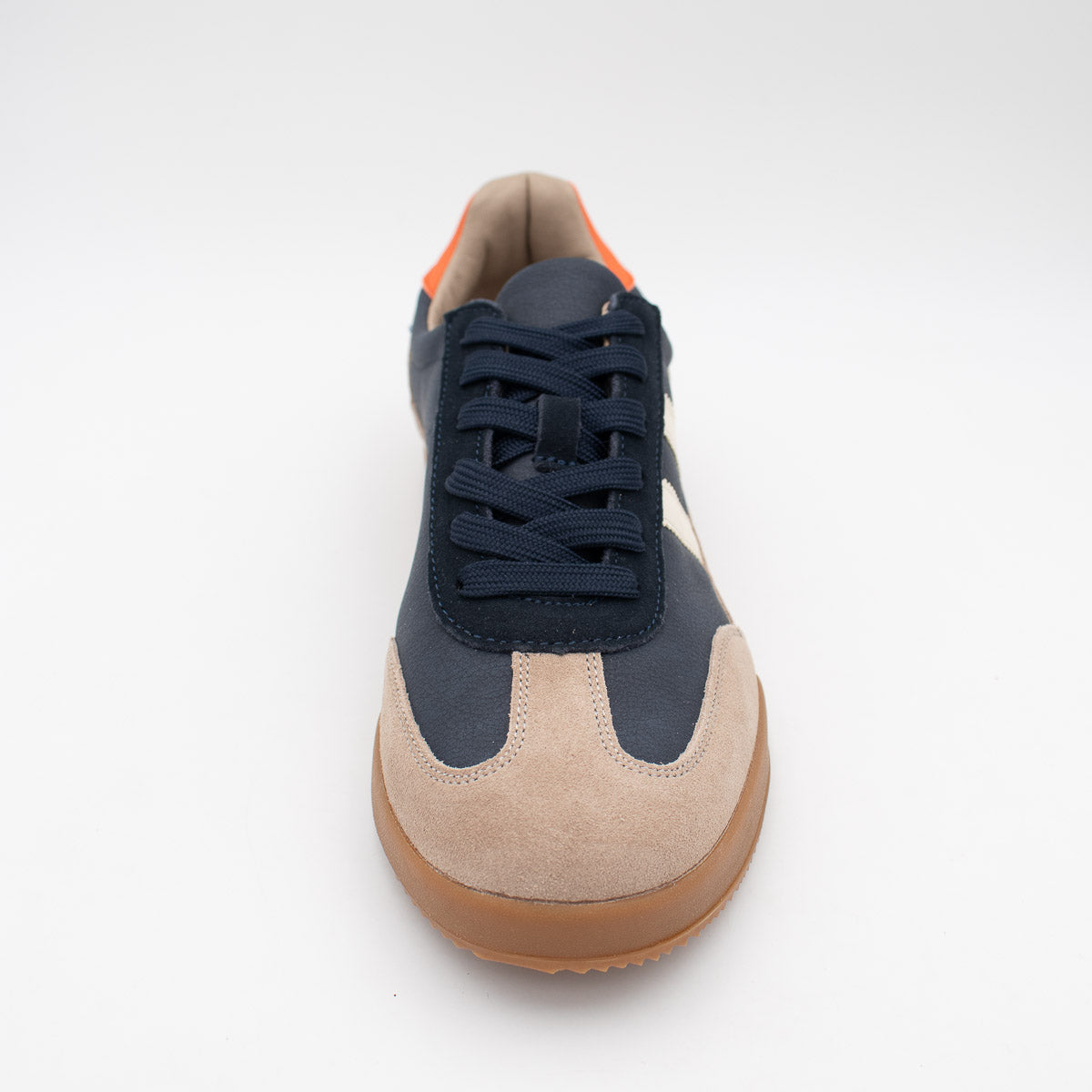Redz Berlin-01 Retro Trainer – Navy/Beige