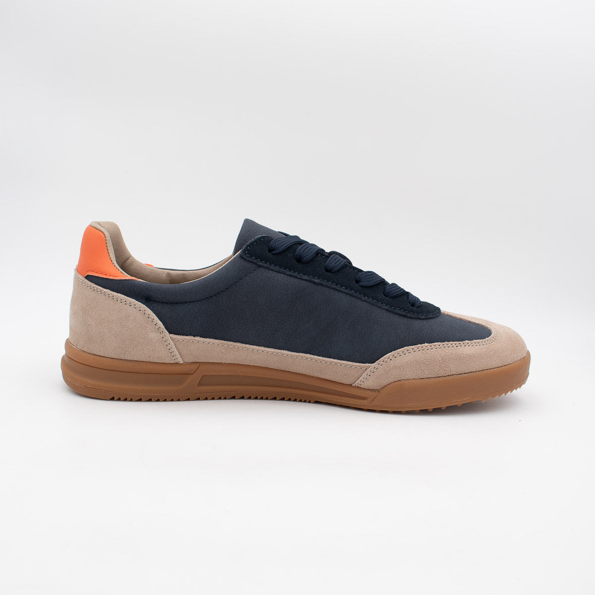 Redz Berlin-01 Retro Trainer – Navy/Beige