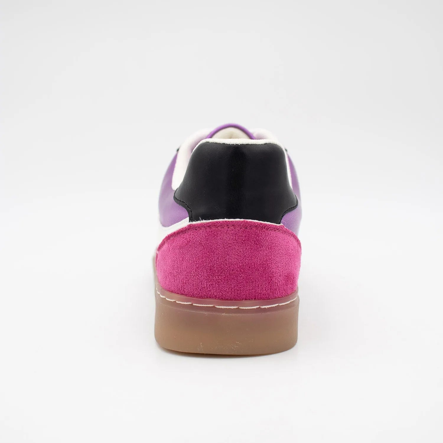 Redz Fuchsia & Purple Trainer – Sporty & Trendy with Metallic Shine - Leavys Shoes