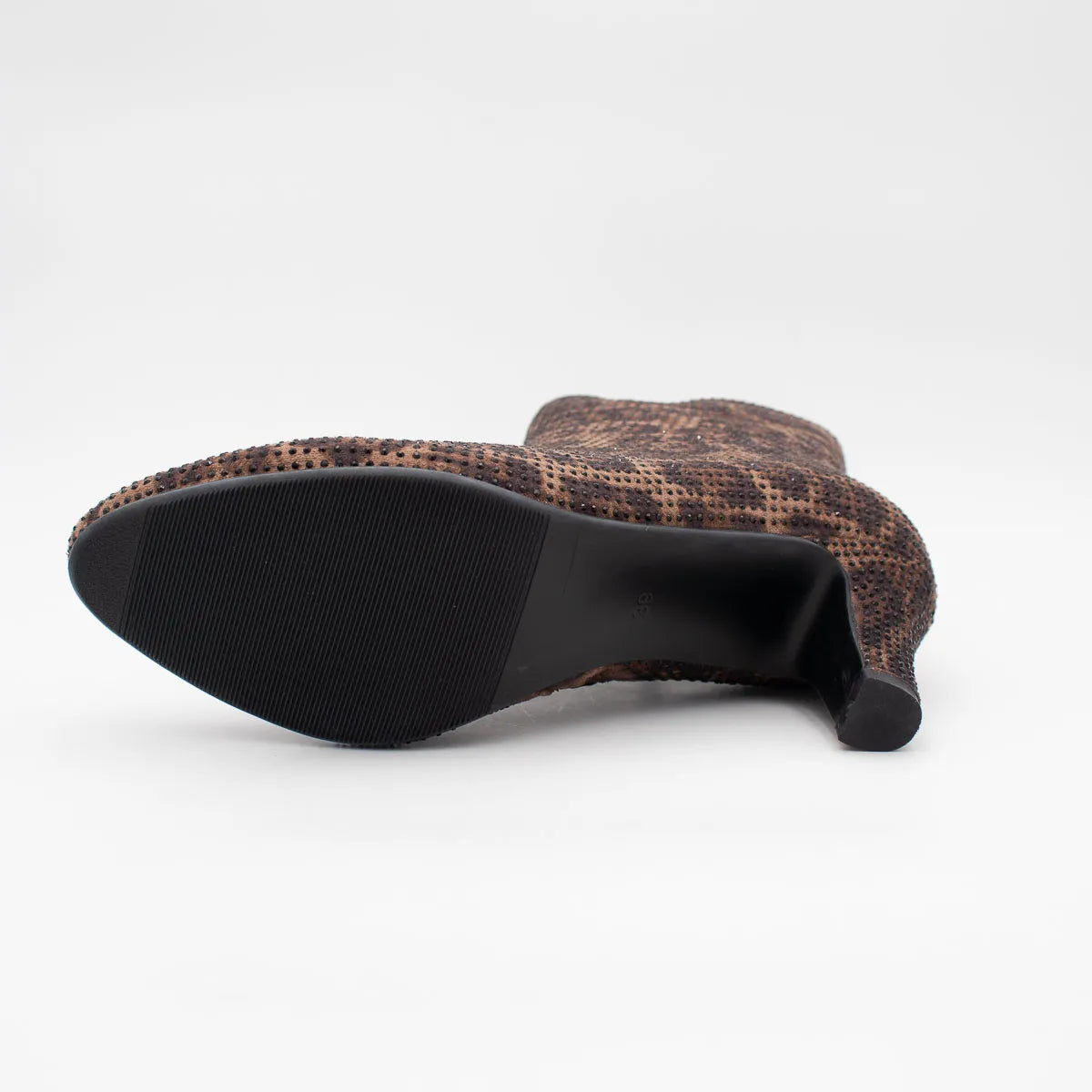 Redz D5325 Diamanté Ankle Boots – Leopard Multi - Leavys Shoes