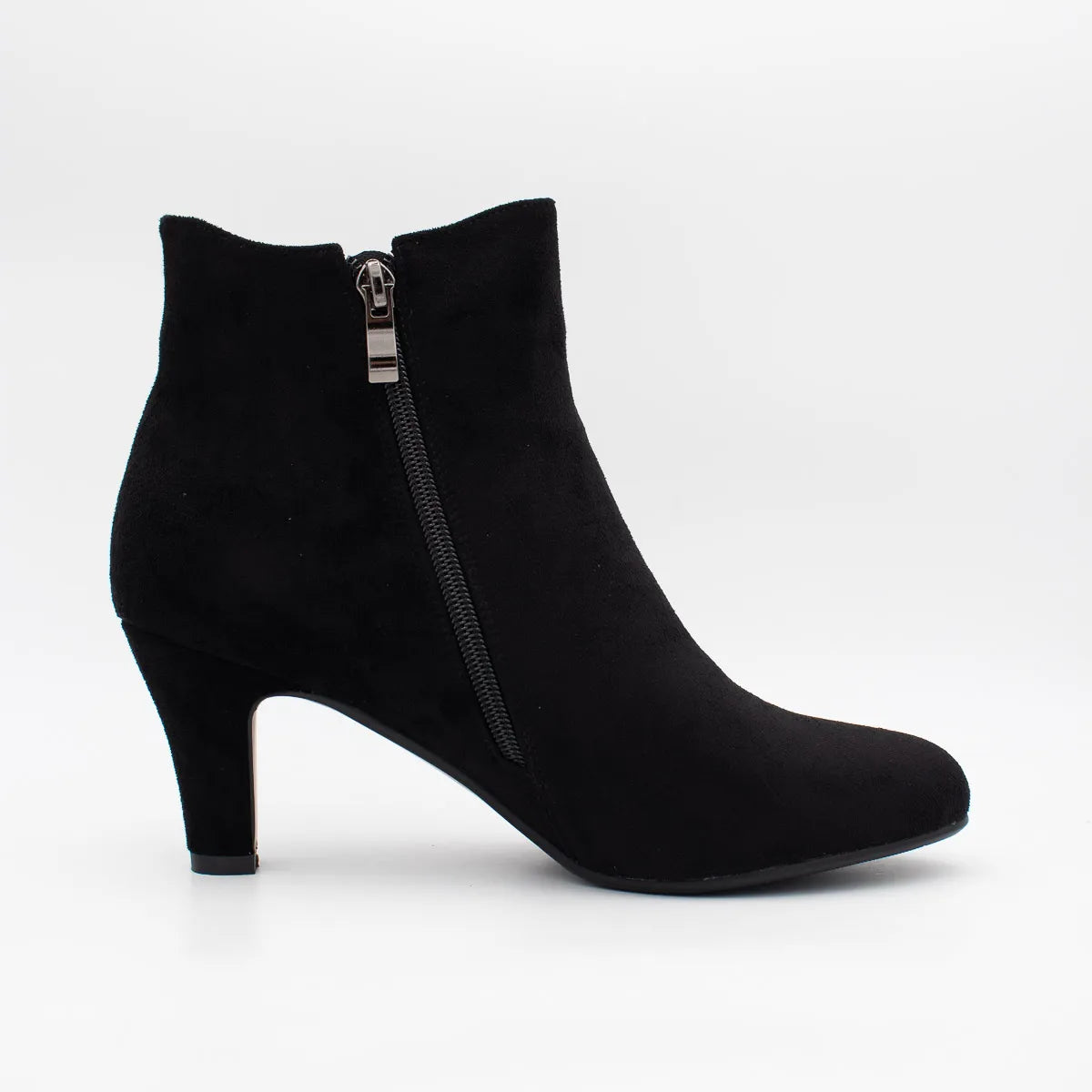 Redz D5375 Diamante Ankle Boots – Black - Leavys Shoes