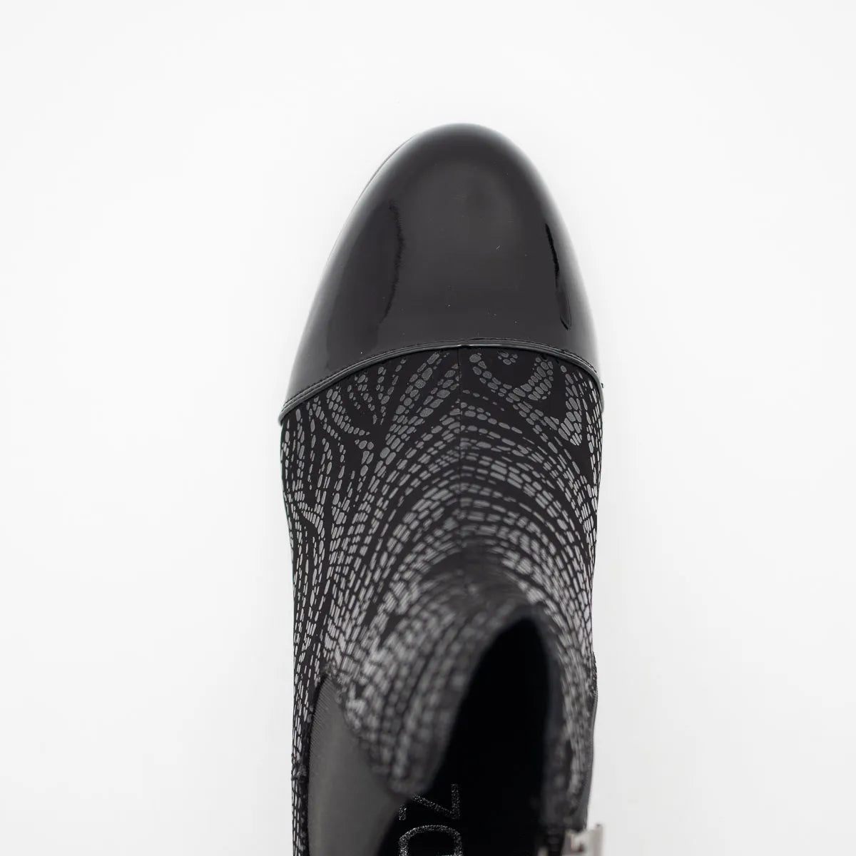 Redz F5384 Block Heel Ankle Boots – Black - Leavys Shoes