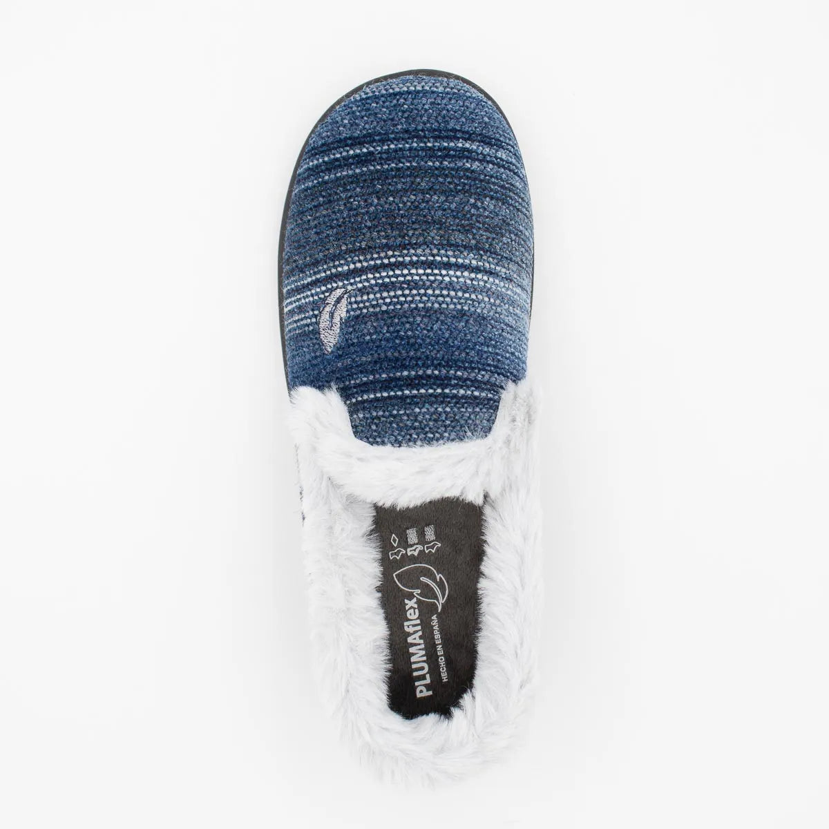 ROAL Plumaflex Women’s Slippers – Removable Eucalyptus Insole – Navy