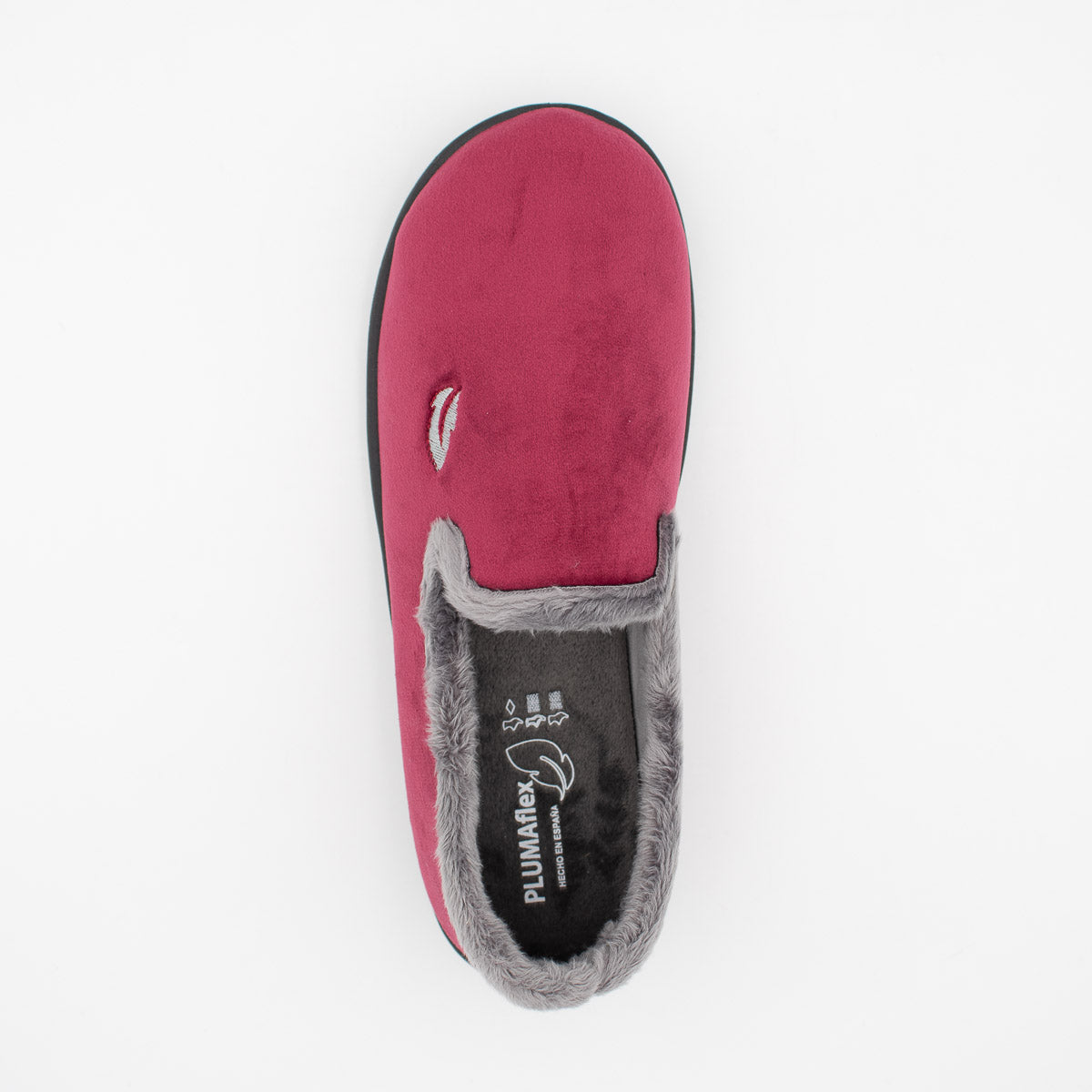 ROAL Plumaflex Women’s Slippers – Removable Eucalyptus Insole – Burgundy