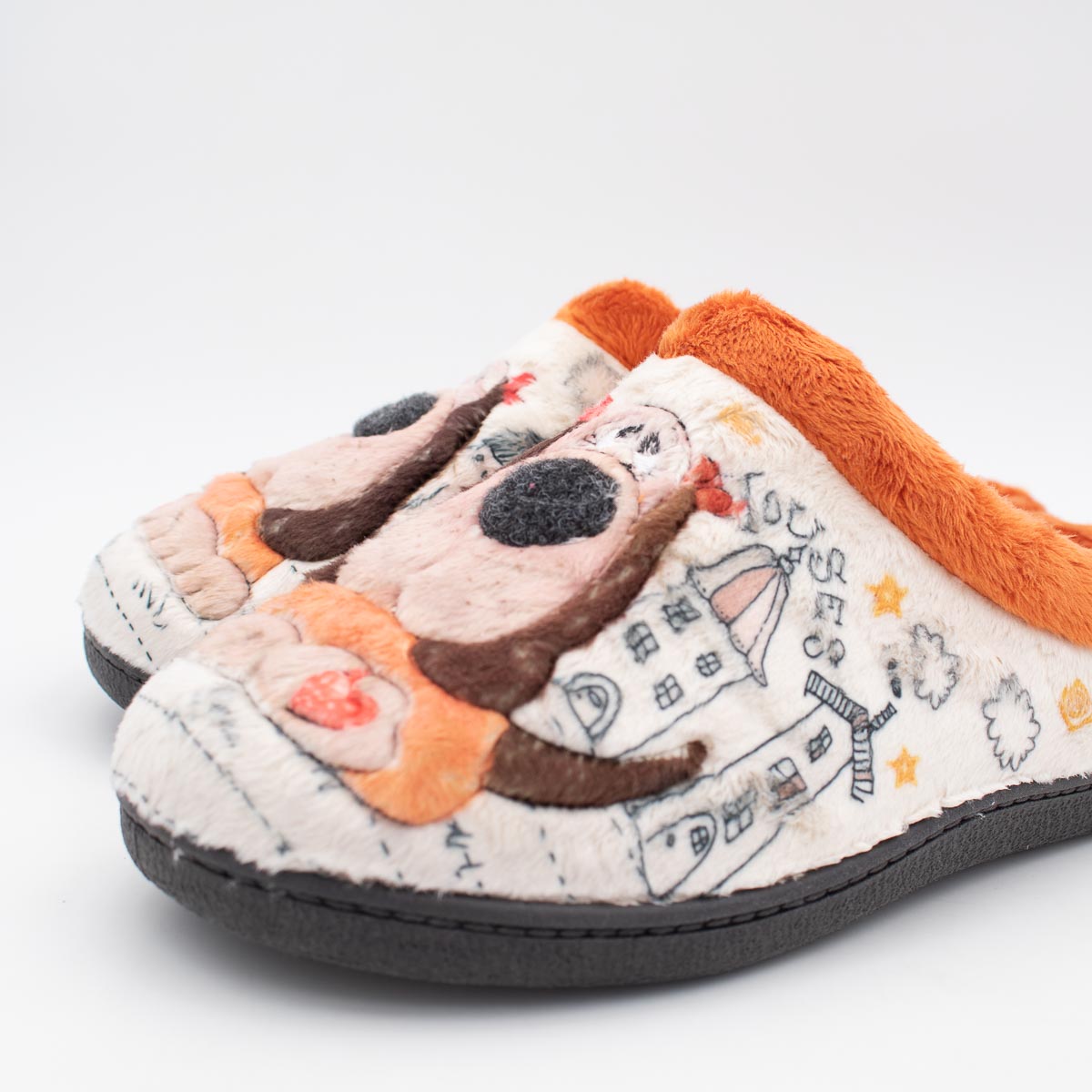 ROAL Plumaflex Women’s Dog Slippers – Removable Eucalyptus Insole – Perro