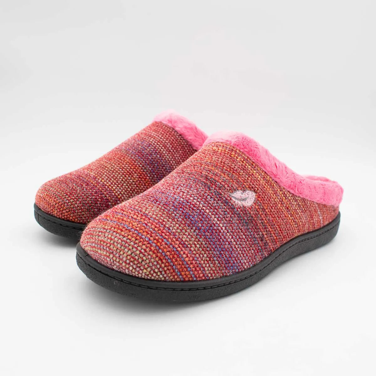 ROAL Plumaflex Women’s Mule Slippers – Removable Eucalyptus Insole – Rojo