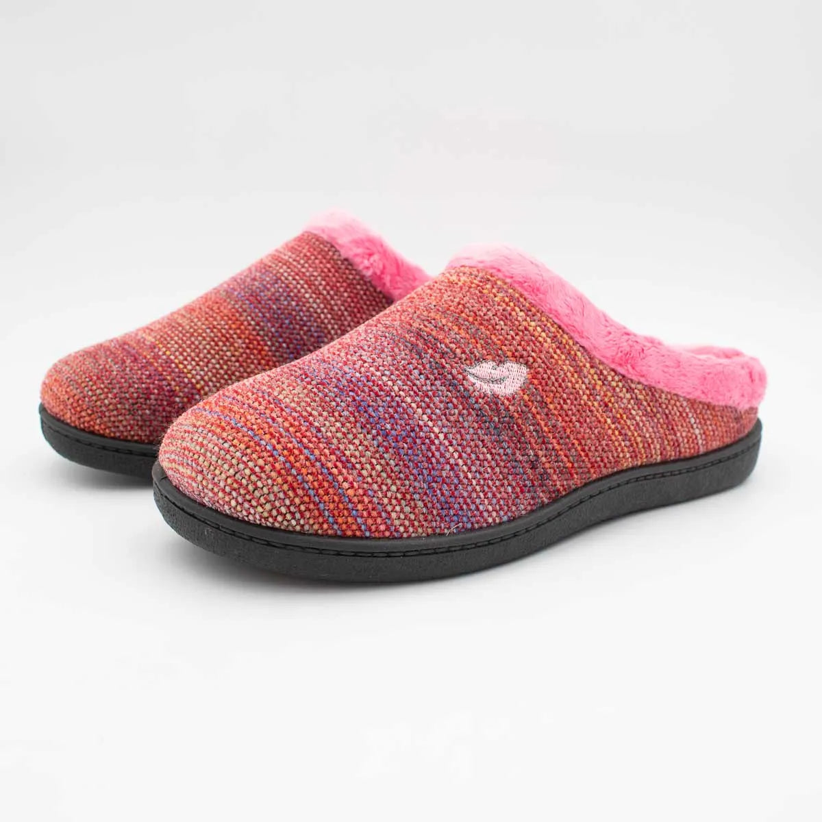 ROAL Plumaflex Women’s Mule Slippers – Removable Eucalyptus Insole – Rojo