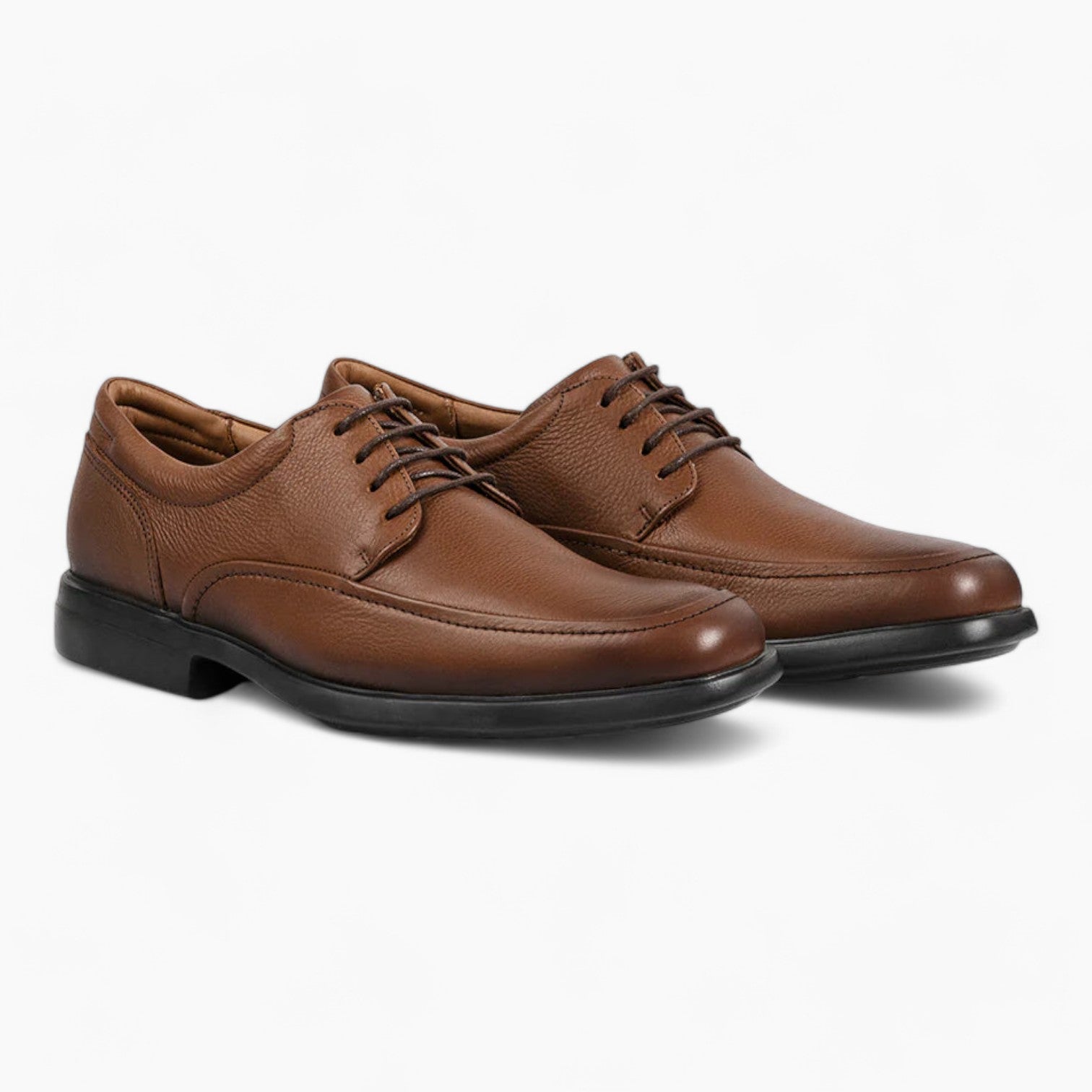 Men's Brown Leather Formal Shoes by Anatomic&Co – Sabino Lace-Up - Leavys Shoes