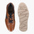 Bugatti Cognac Leather Sneakers with Zip and Perforated Detail