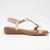 Valentino Conte Gold Sandal – Summer Sparkle in a Golden Finish