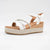 Valentino Conte Summer Wedge Sandal – White Reptile & Sparkle