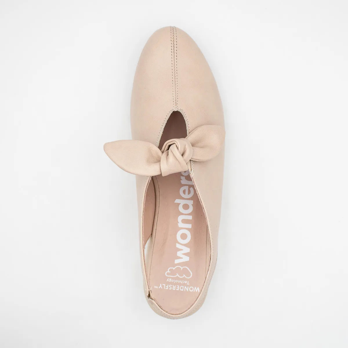 Wonders Beige Shoe (Wedge Heel) - C-33315