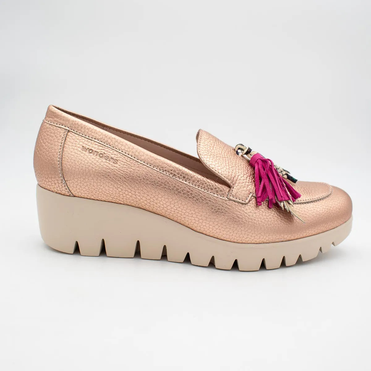 Wonders Rose Gold Loafer (Slip-On) - C-33350