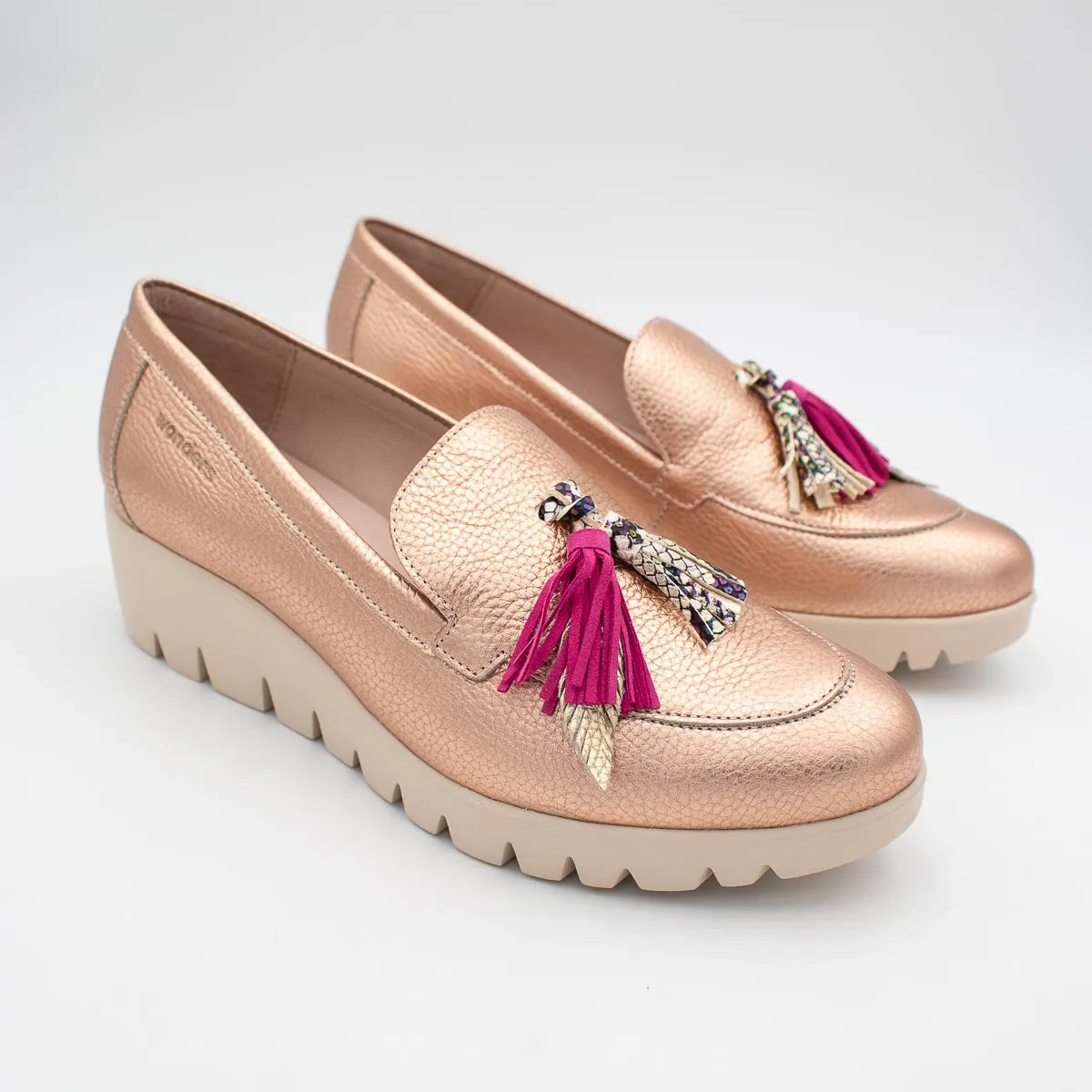 Wonders Rose Gold Loafer (Slip-On) - C-33350