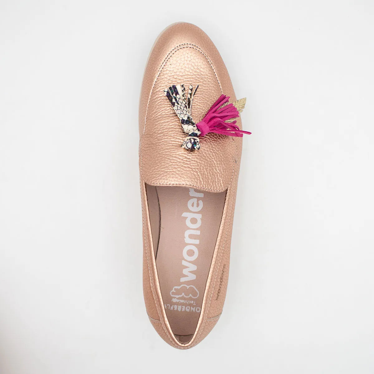 Wonders Rose Gold Loafer (Slip-On) - C-33350