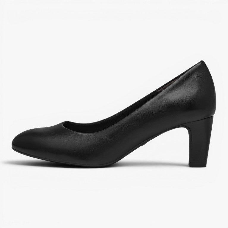 Tamaris Black Matt Court Shoes 1-22419-41-020