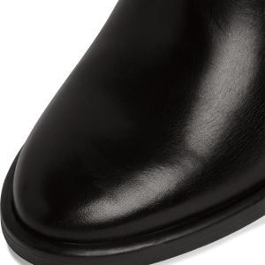 Close-up on the rounded toe of the Tamaris Dressy Block Heel Boot.