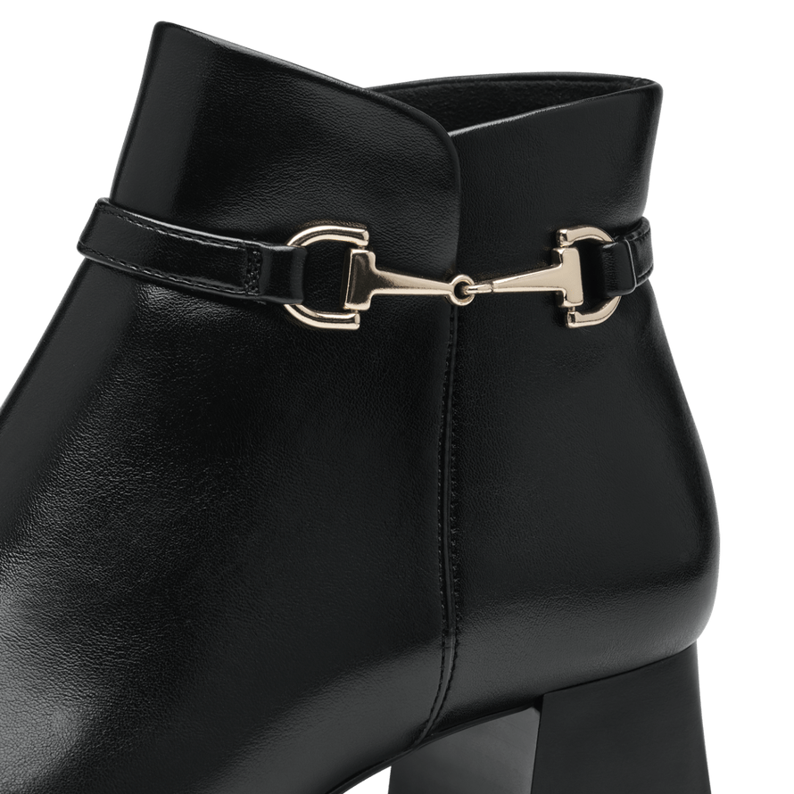 Closeup view of the side of Tamaris ankle boot