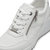 Marco Tozzi Sleek White Runner with Silver Heel Detail