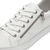  6. Close-up of S.Oliver White Runner Sneakers, emphasizing the silver metal zipper and classic look.