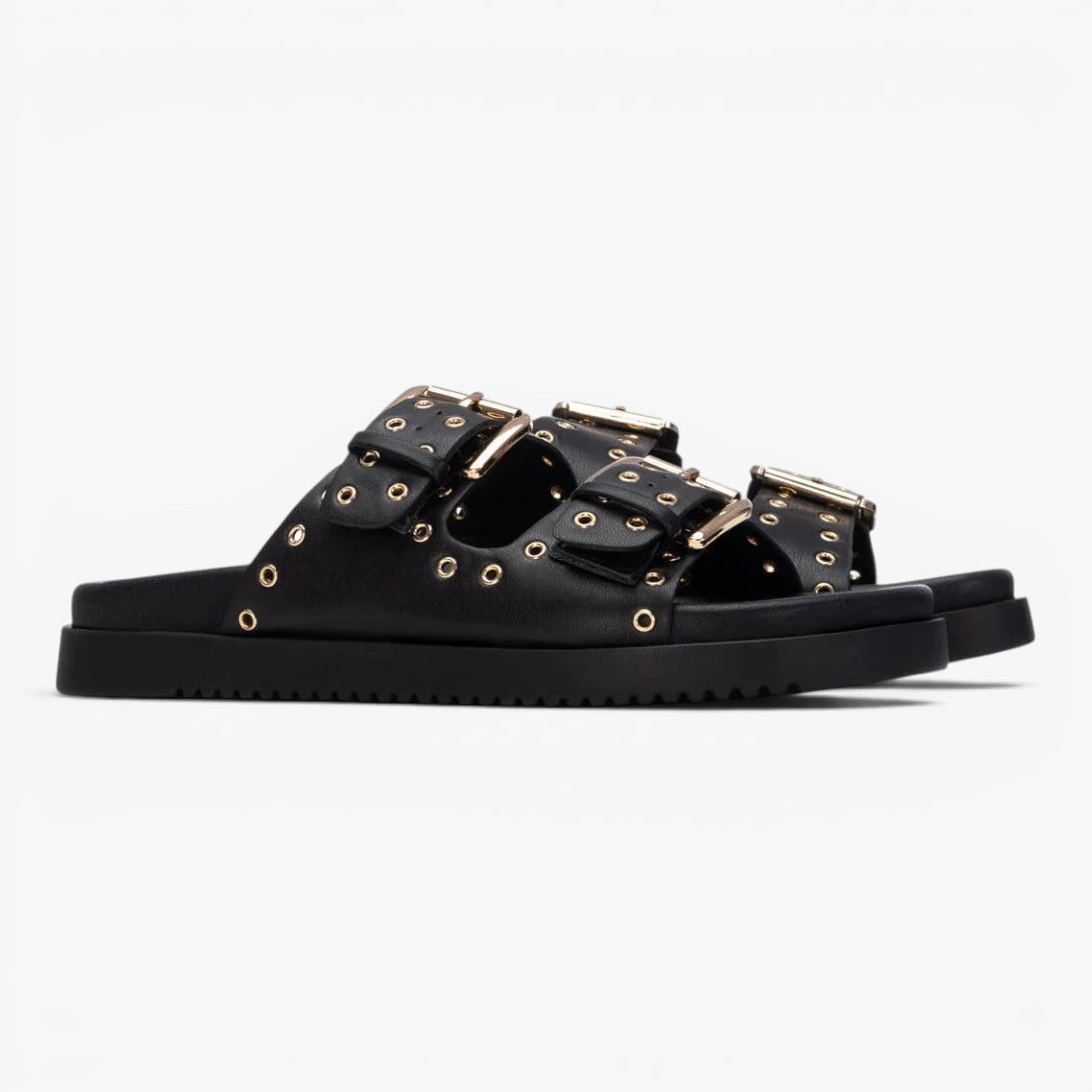 XTI Black Sandal (Slip-On) – 145083