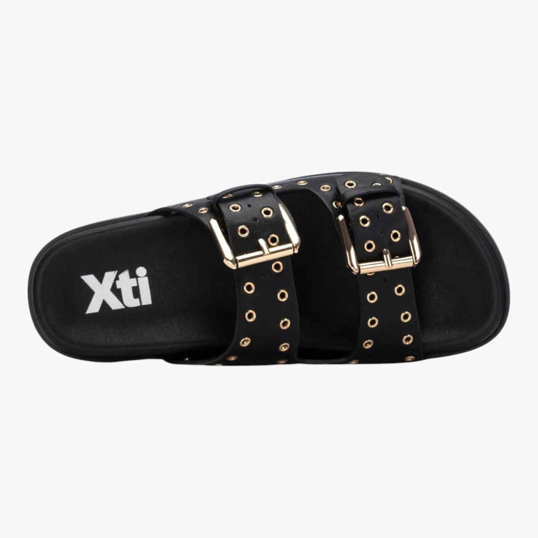 XTI Black Sandal (Slip-On) – 145083