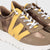 Wonders ODISEI 76 Taupe/Yellow Leather Sneakers