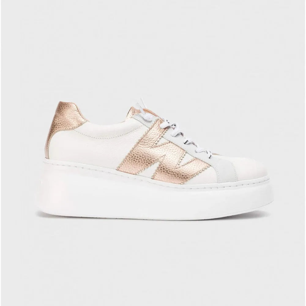 Wonders White ASTRA Sneakers – Sleek, Minimalist, and Elevated Comfort - Leavys Shoes