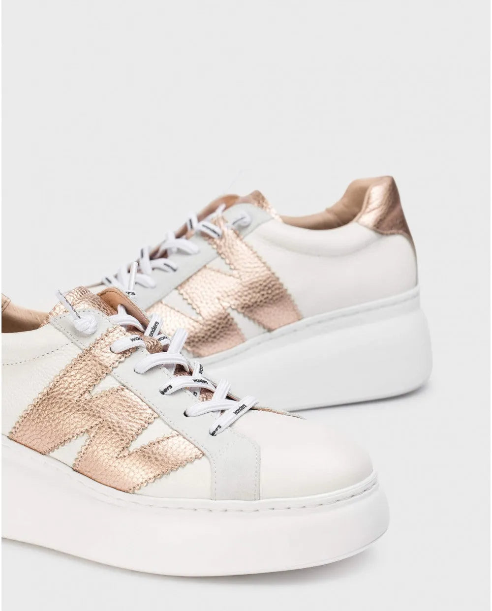 Wonders White ASTRA Sneakers – Sleek, Minimalist, and Elevated Comfort - Leavys Shoes