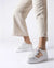 Wonders White ASTRA Sneakers – Sleek, Minimalist, and Elevated Comfort - Leavys Shoes