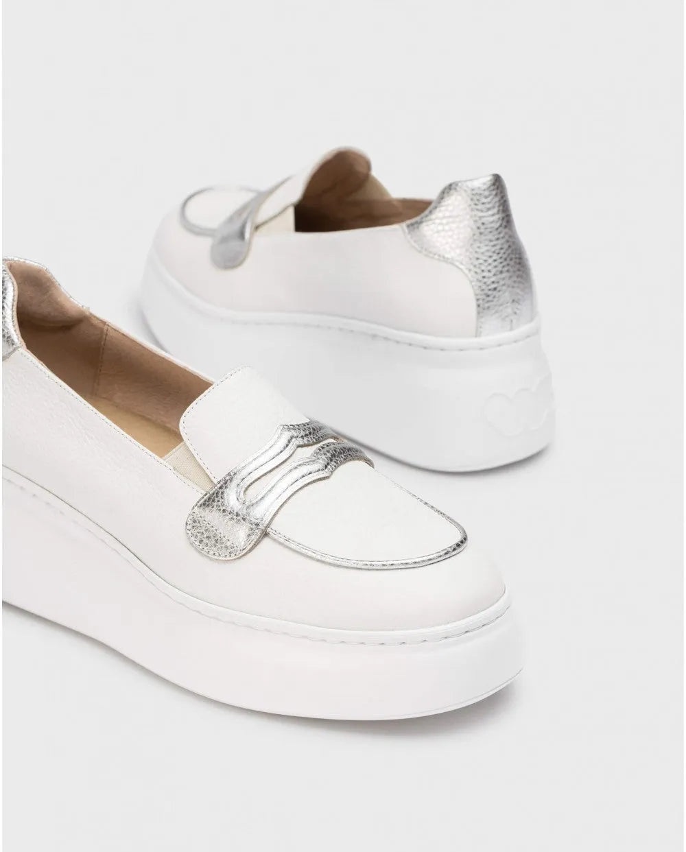 Wonders White BACAN Loafers – Timeless Elegance with a Modern Edge - Leavys Shoes