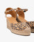 Unisa Leopard Print Wedge Espadrille in Suede