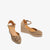 Unisa Leopard Print Wedge Espadrille in Suede
