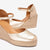 Unisa Gold Espadrille Wedge with SuperLight Comfort