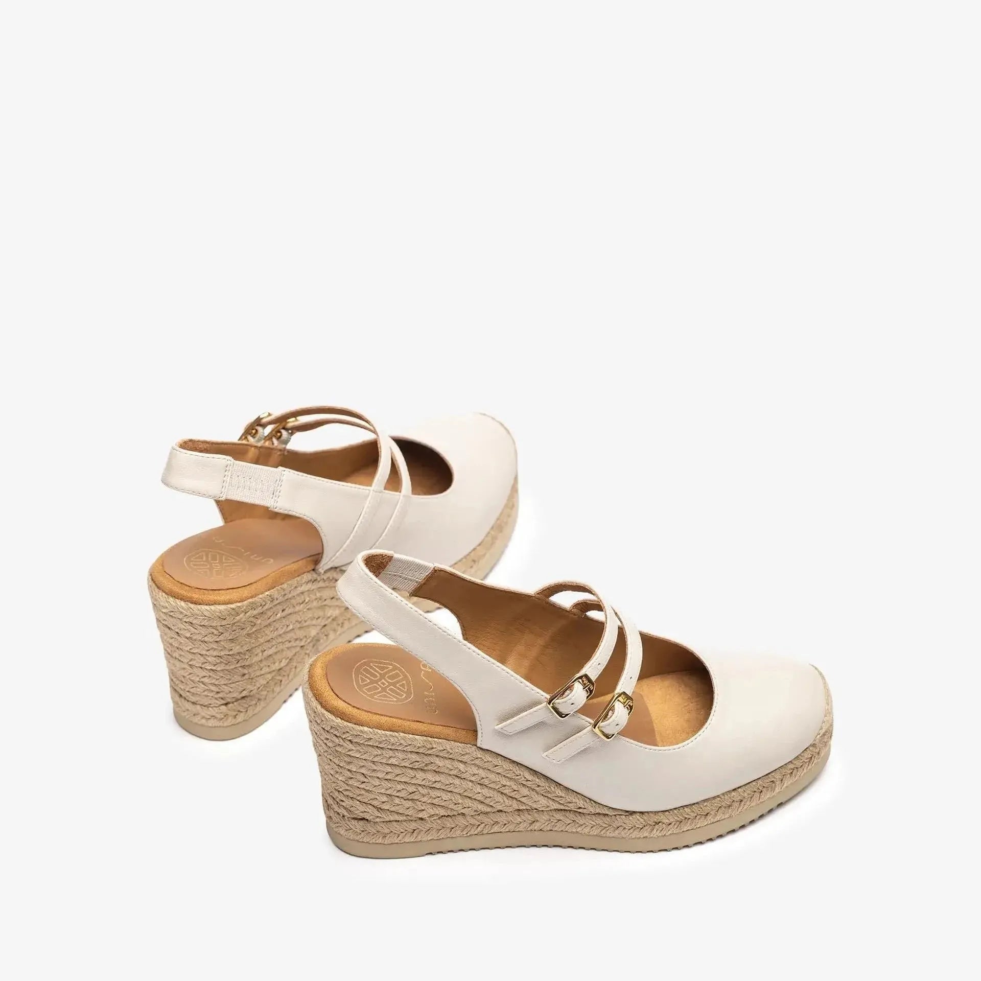 Unisa Ivory Wedge Espadrille with SuperLight Sole