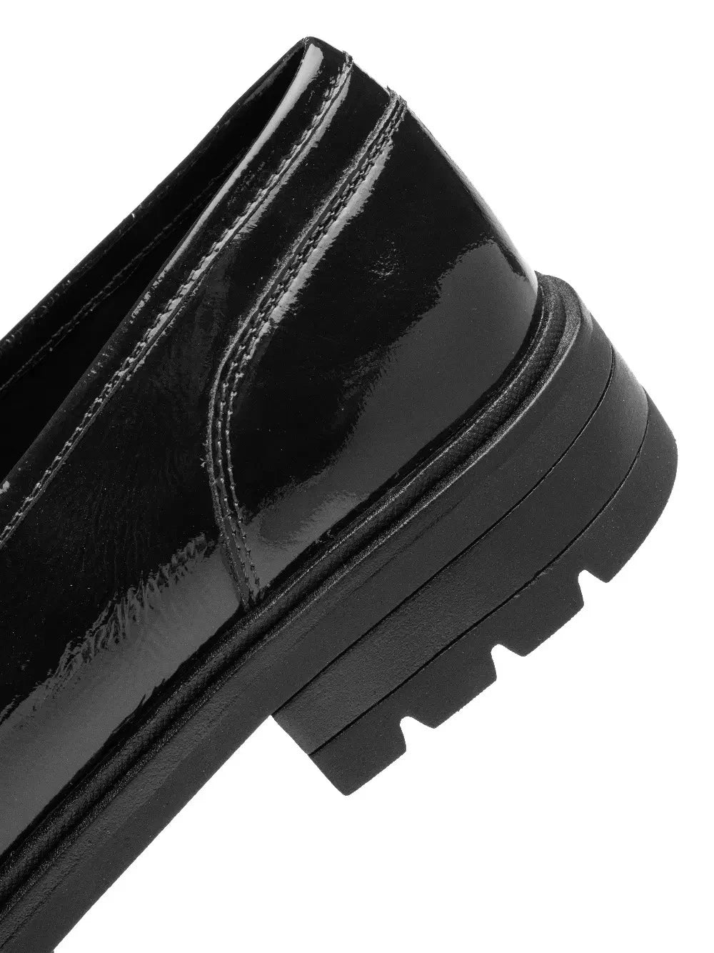 Ara Cambridge Dark Navy Patent Leather Slim Fit Loafers
