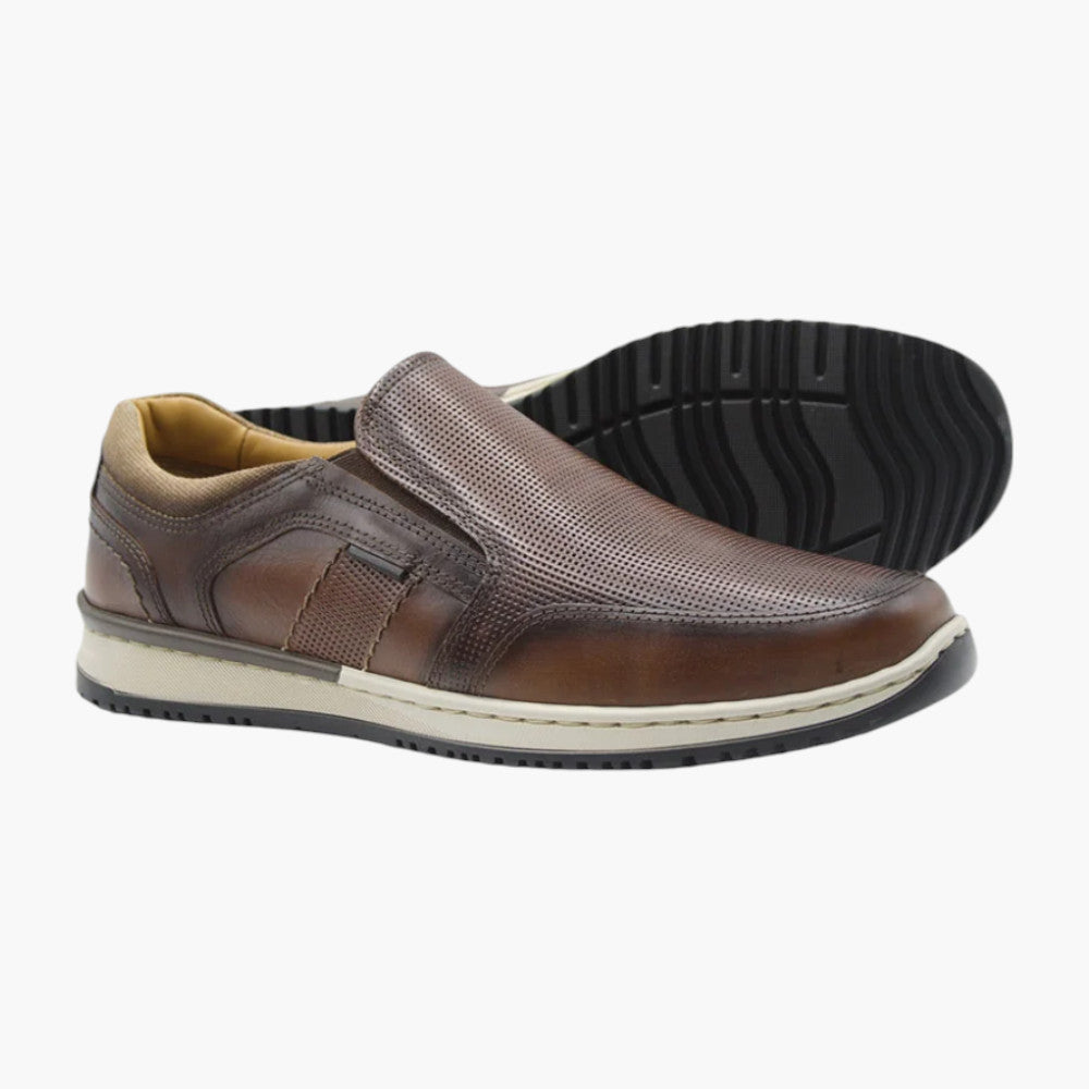 Dubarry Bateman Men's Slip-On Moccasin Shoe - Brown - Leavys Shoes