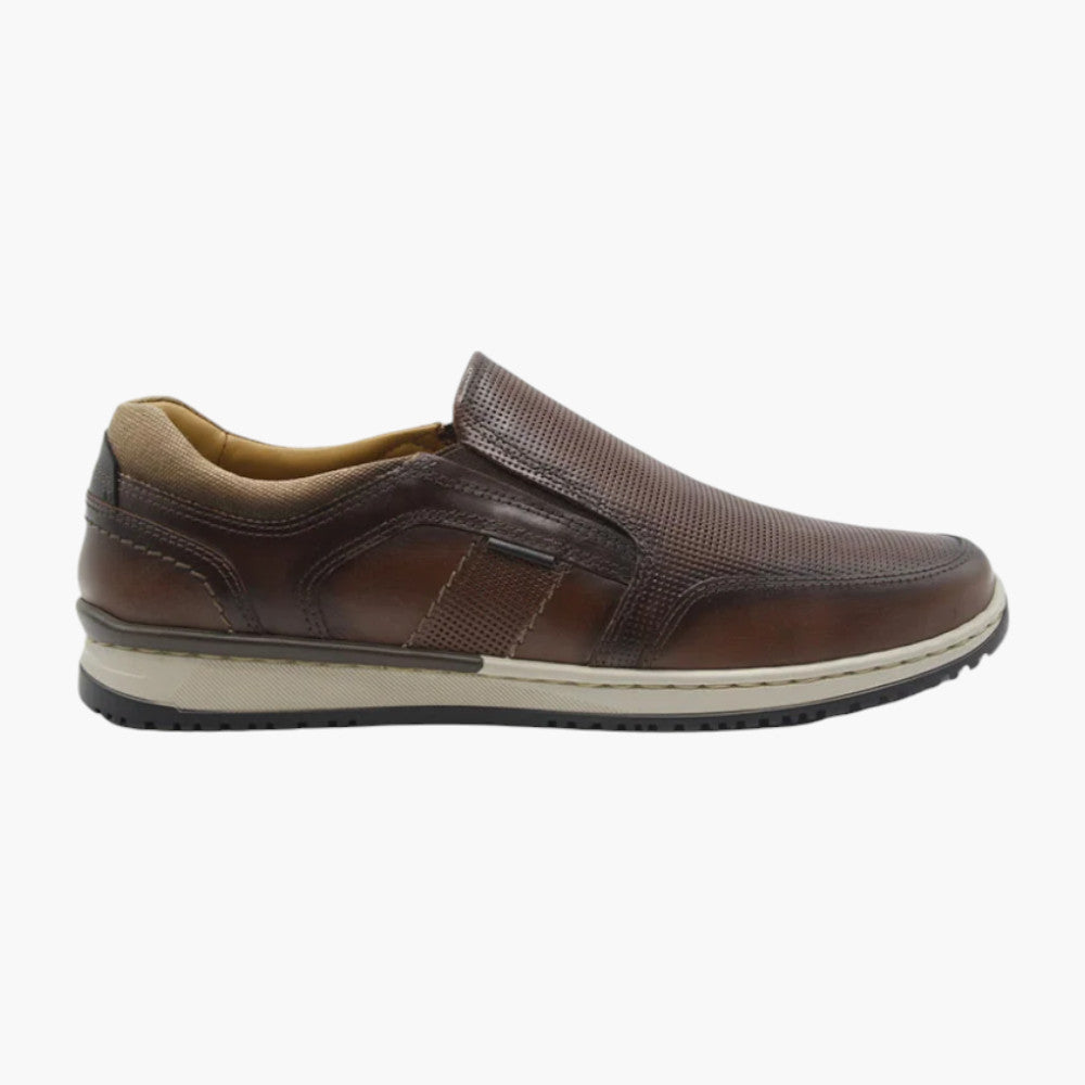 Dubarry Bateman Men&#39;s Slip-On Moccasin Shoe - Brown - Leavys Shoes