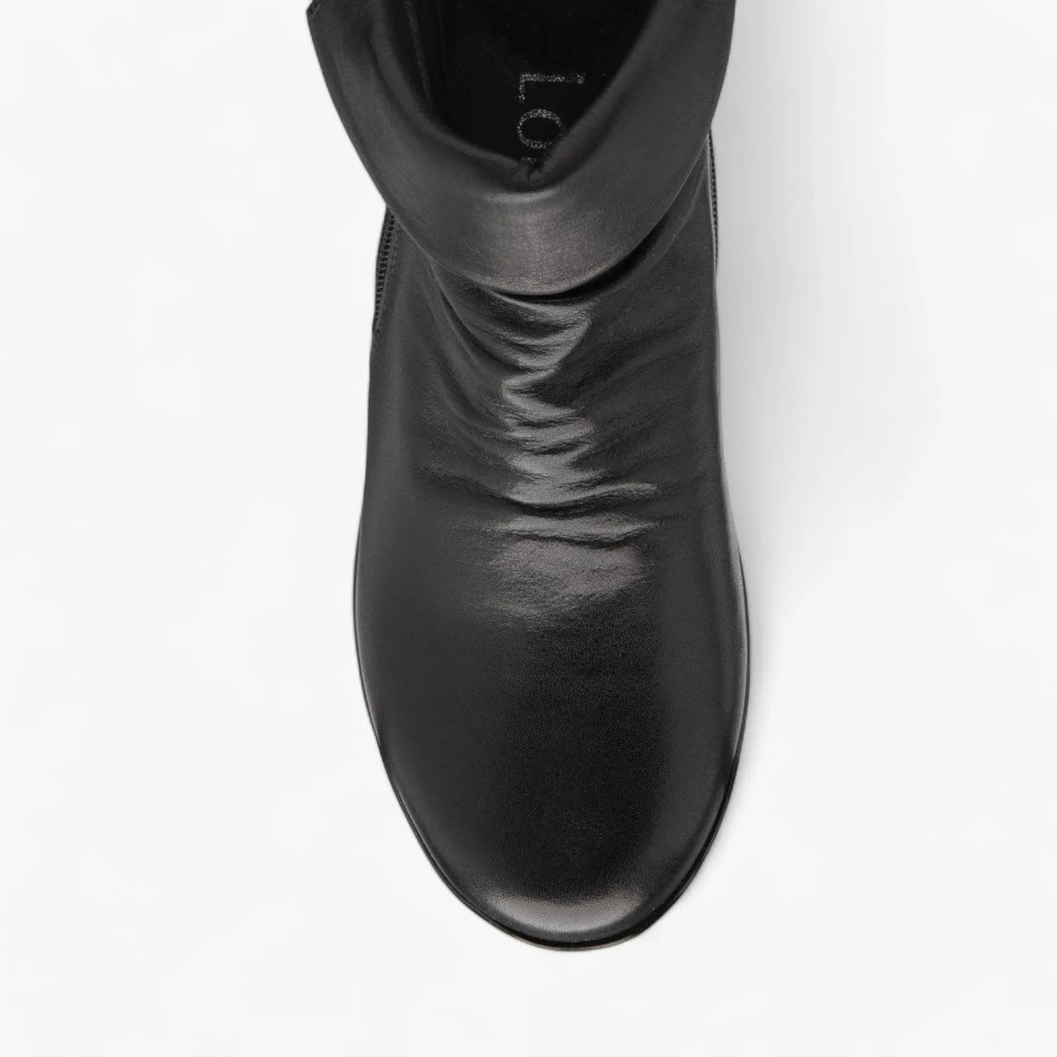 Lotus Cordelia Black Leather Wide Fit Wedge Ankle Boots - Leavys Shoes