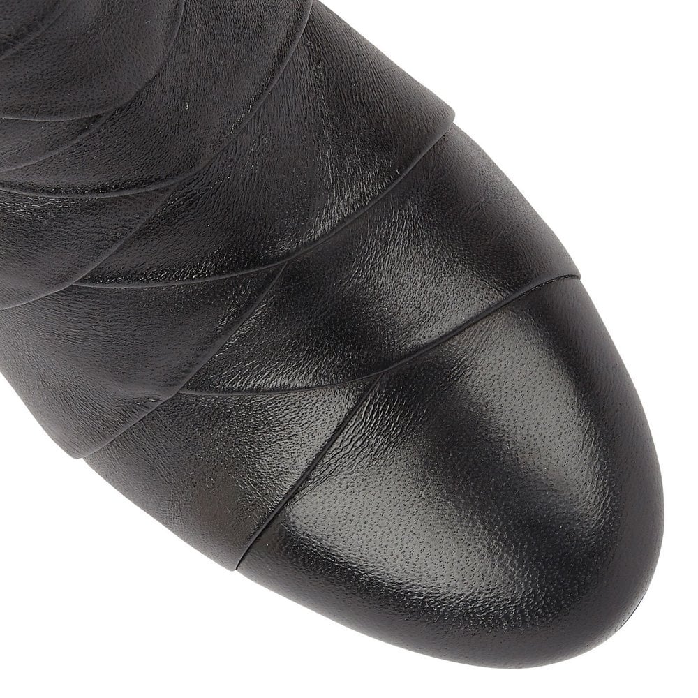 Top view of the Lotus Tara Boot, displaying the intricate pleat detailing and toe shape.