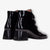 Hispanitas Ankle Boot Milan Black Patent with TRIFLOW Cushioning - Leavys Shoes