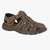 Lotus Bruno Brown Leather Fisherman Sandals with Strap