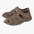 Lotus Bruno Brown Leather Fisherman Sandals with Strap