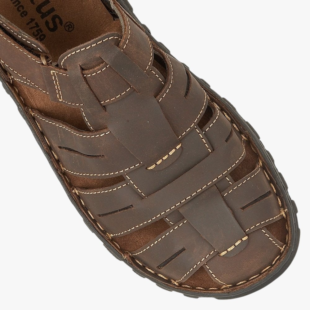 Bruno Marc Bert Men’s Brown Leather Fisherman Sandals Size 10 Men main image 2