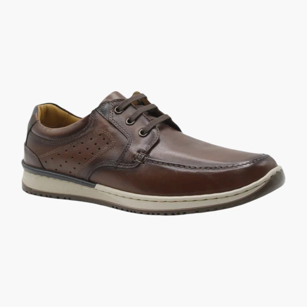 Dubarry Buddy Men’s Smart Lace-Up Shoe in Brown Leather