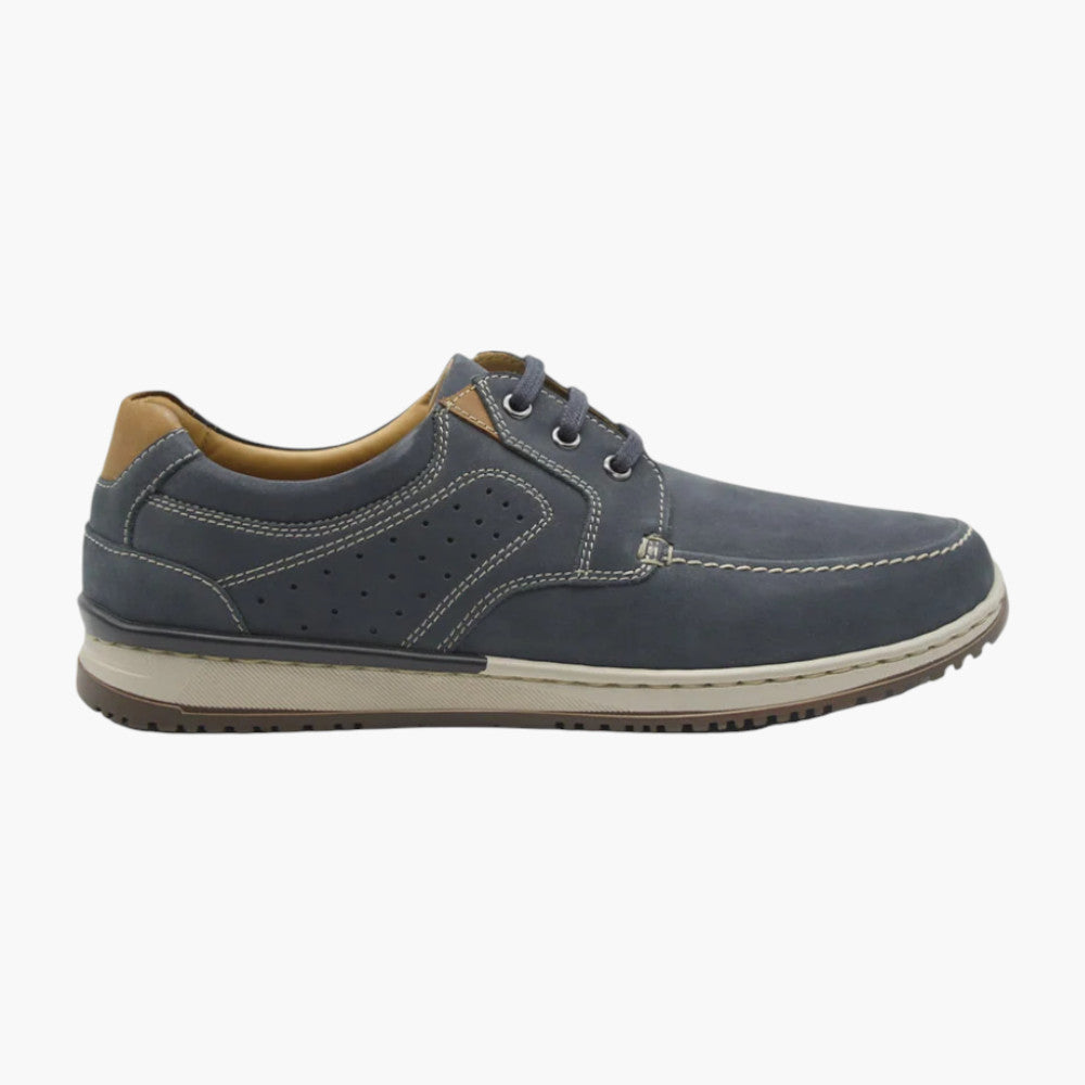 Dubarry Buddy Men’s Lace-Up Smart Casual Shoe – Navy Suede - Leavys Shoes