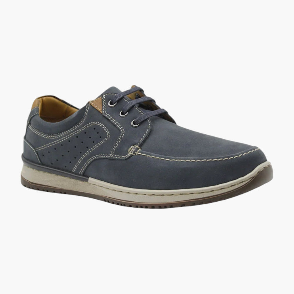 Dubarry Buddy Men’s Lace-Up Smart Casual Shoe – Navy Suede - Leavys Shoes