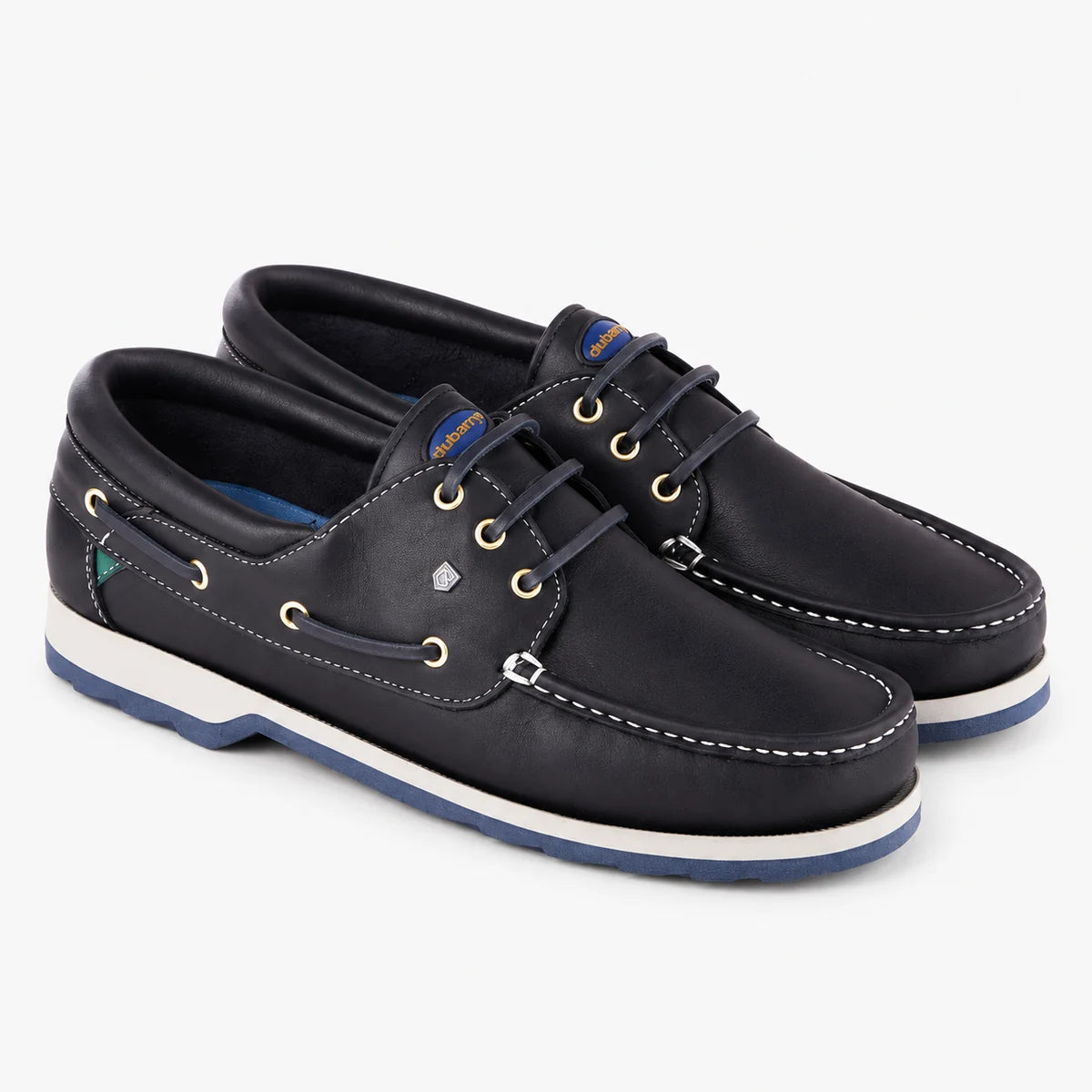 Dubarry Commander Men's Navy Deck Shoes - pair view